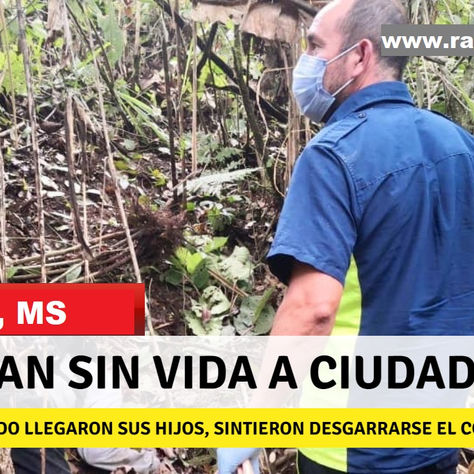 SUCÚA: ENCUENTRAN MUERTO A CIUDADANO