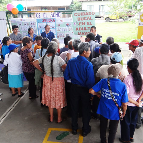 FERIA DE SALUD EN SAN LUIS DEL ACHO, MÉNDEZ POR EL ADULTO MAYOR