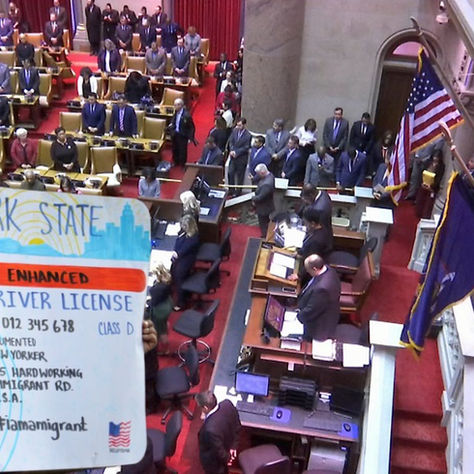 HISTÓRICO: Senado Estatal de New York aprueba licencias para indocumentados