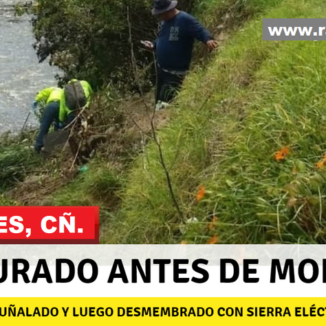 AZOGUES: TORSO HUMANO ENCONTRADO EN RÍO BURGAY SERÍA DE UN COLOMBIANO ALTO DE 45 AÑOS