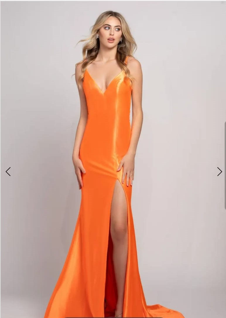 Vestido sirena neon