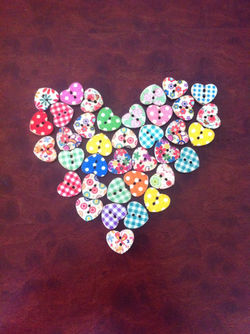 Heart Shaped Buttons