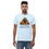 Pikkukuva: Man wearing unisex T-shirt with print of a Gorilla on fire about to lift a heavy barbell