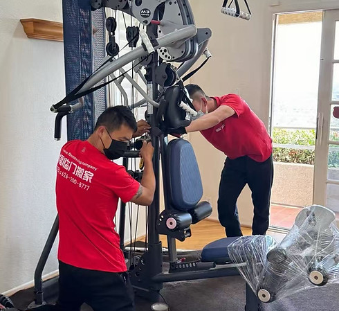健身器材及特殊家具搬运
FuLinMen Moving 福临门搬家，洛杉矶专业搬家公司