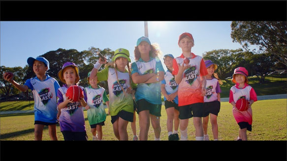 Woolworths Cricket Blast stock photo