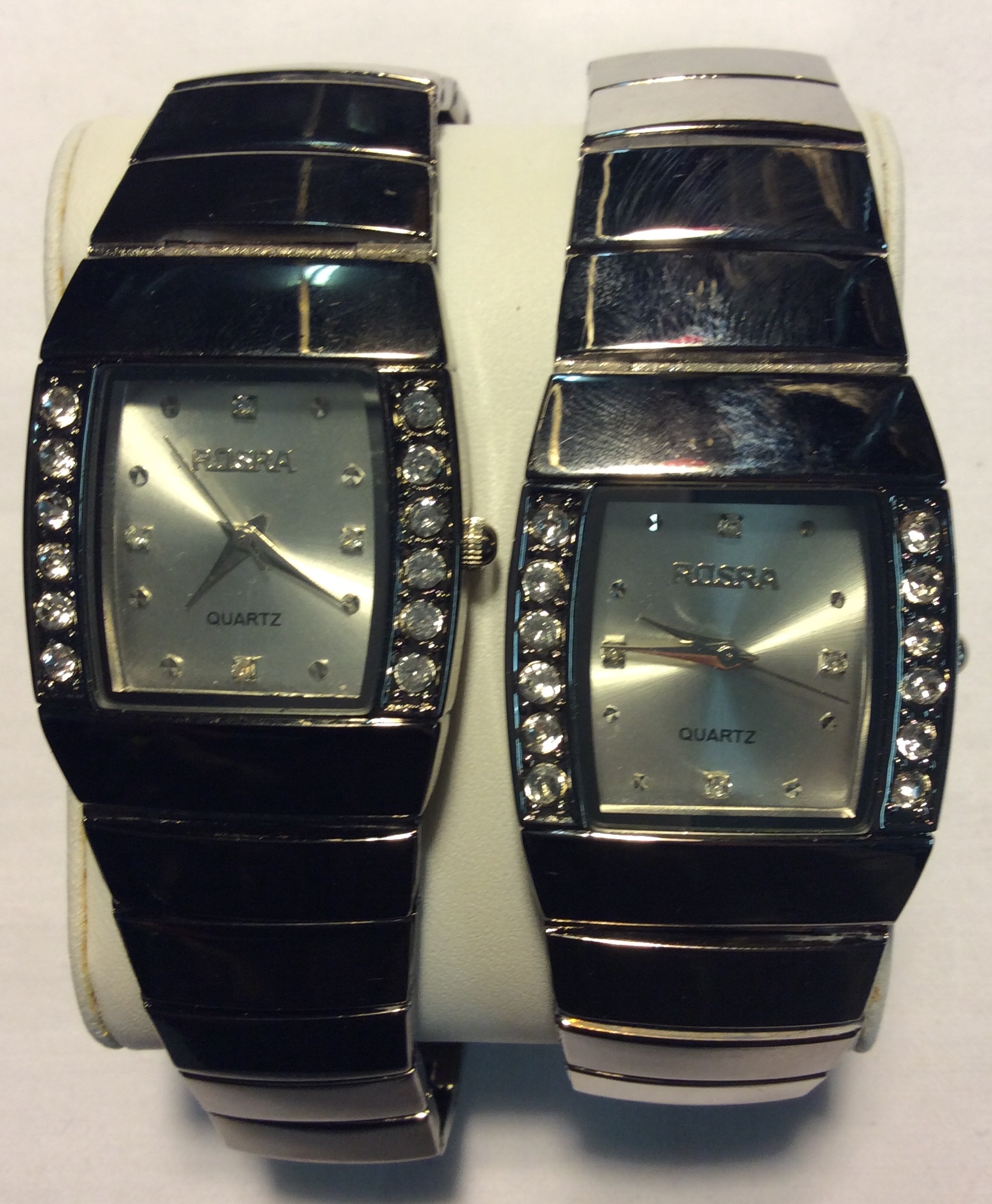 Rosra watch - square silver face