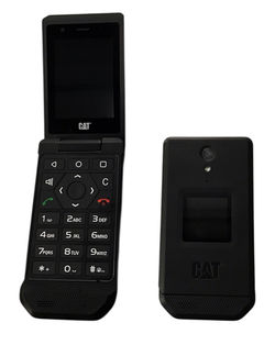 Black CAT S22 Rugged Flip Phone - Working