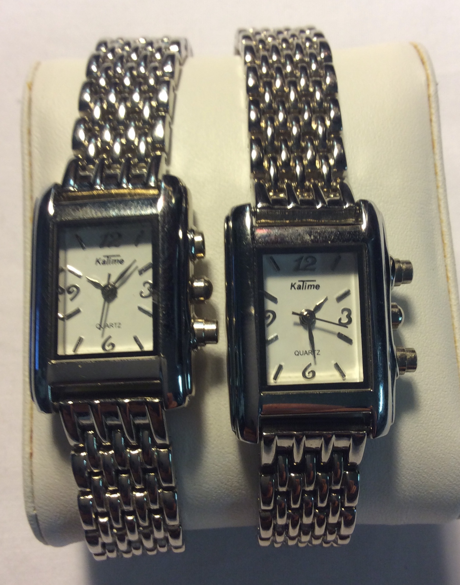 KaTime watch - rectangular white