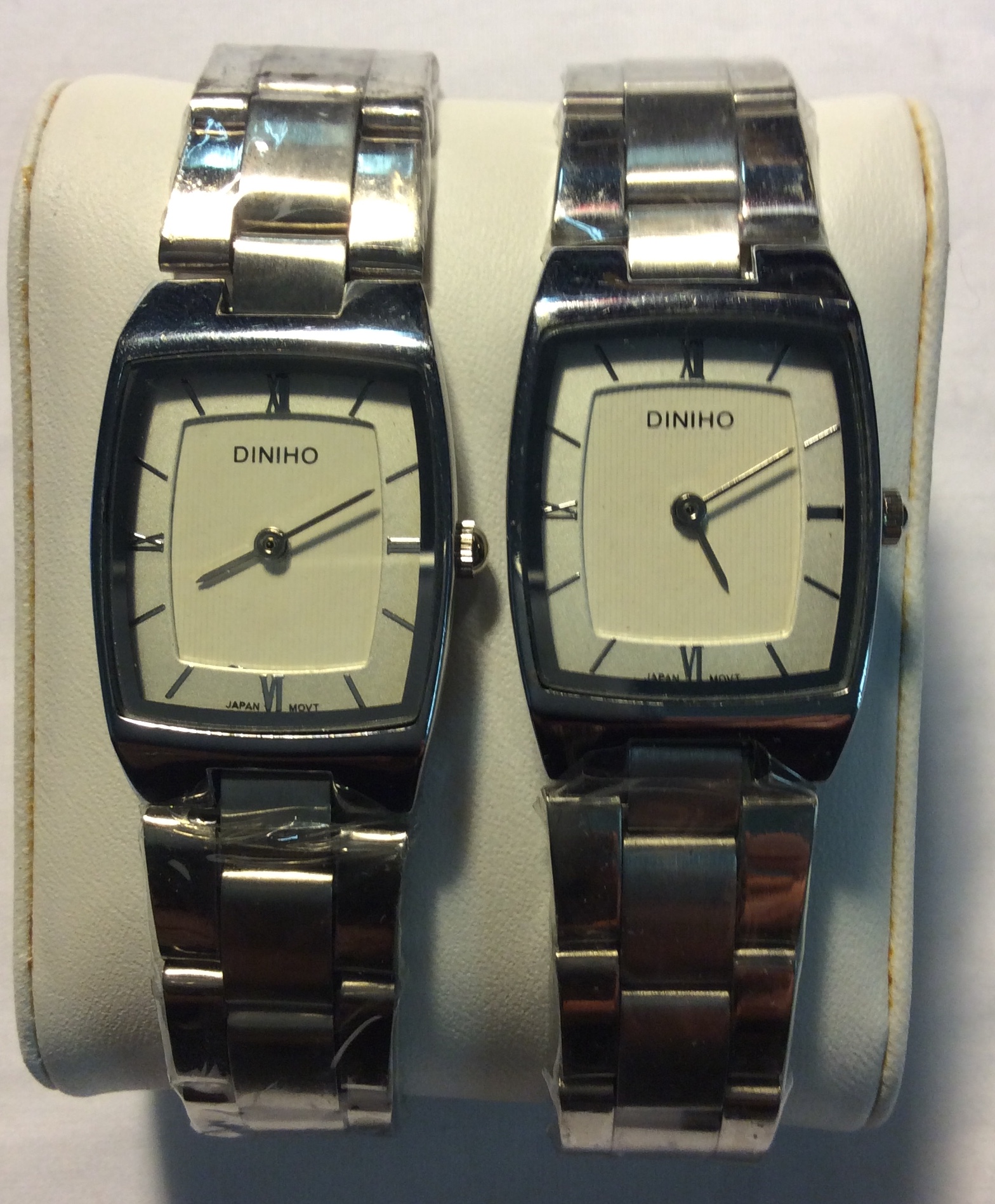 Diniho watch - square white face