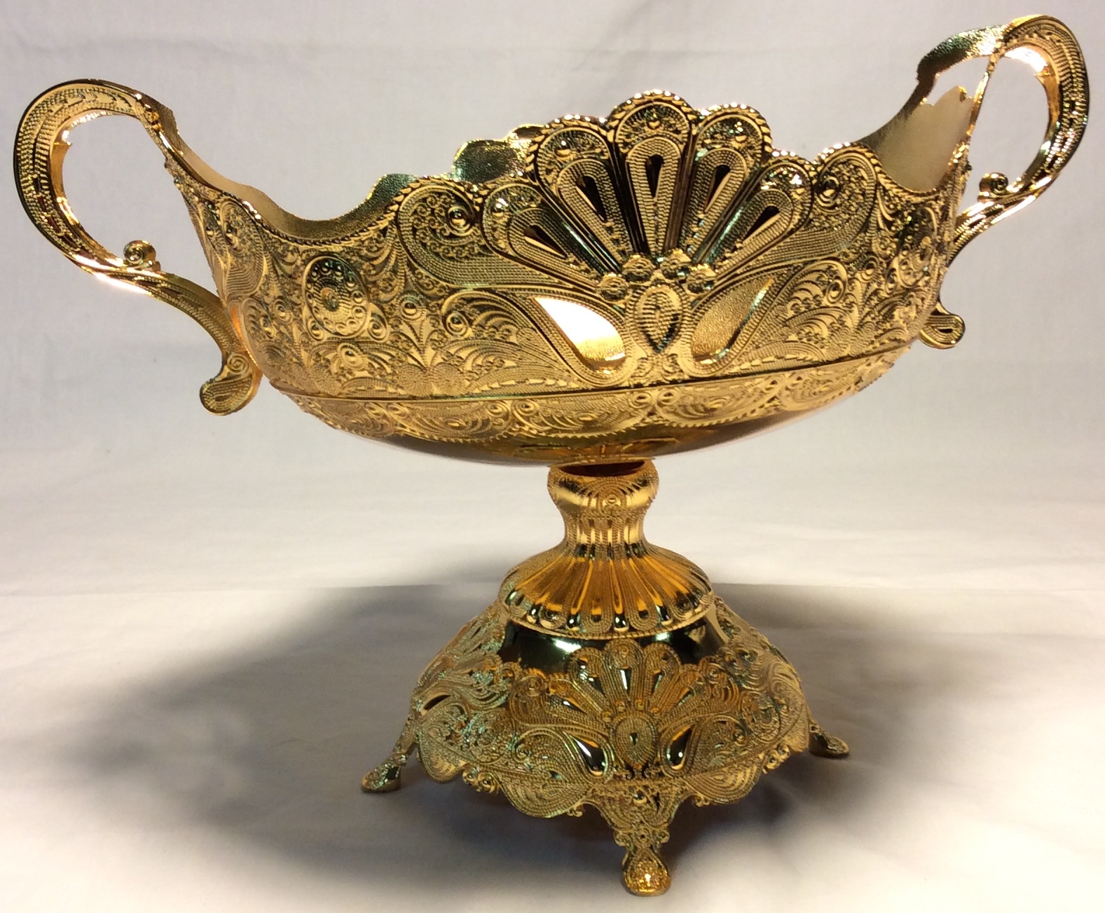 Ornate gold chalice
