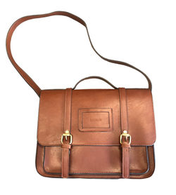 Brown leather Ecosusi shoulder bag