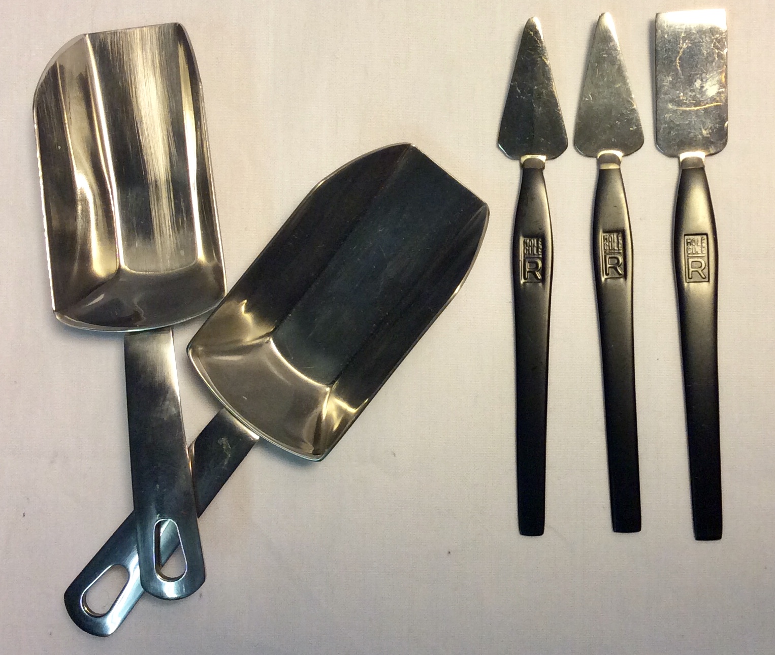 Medical scoops, assorted styles