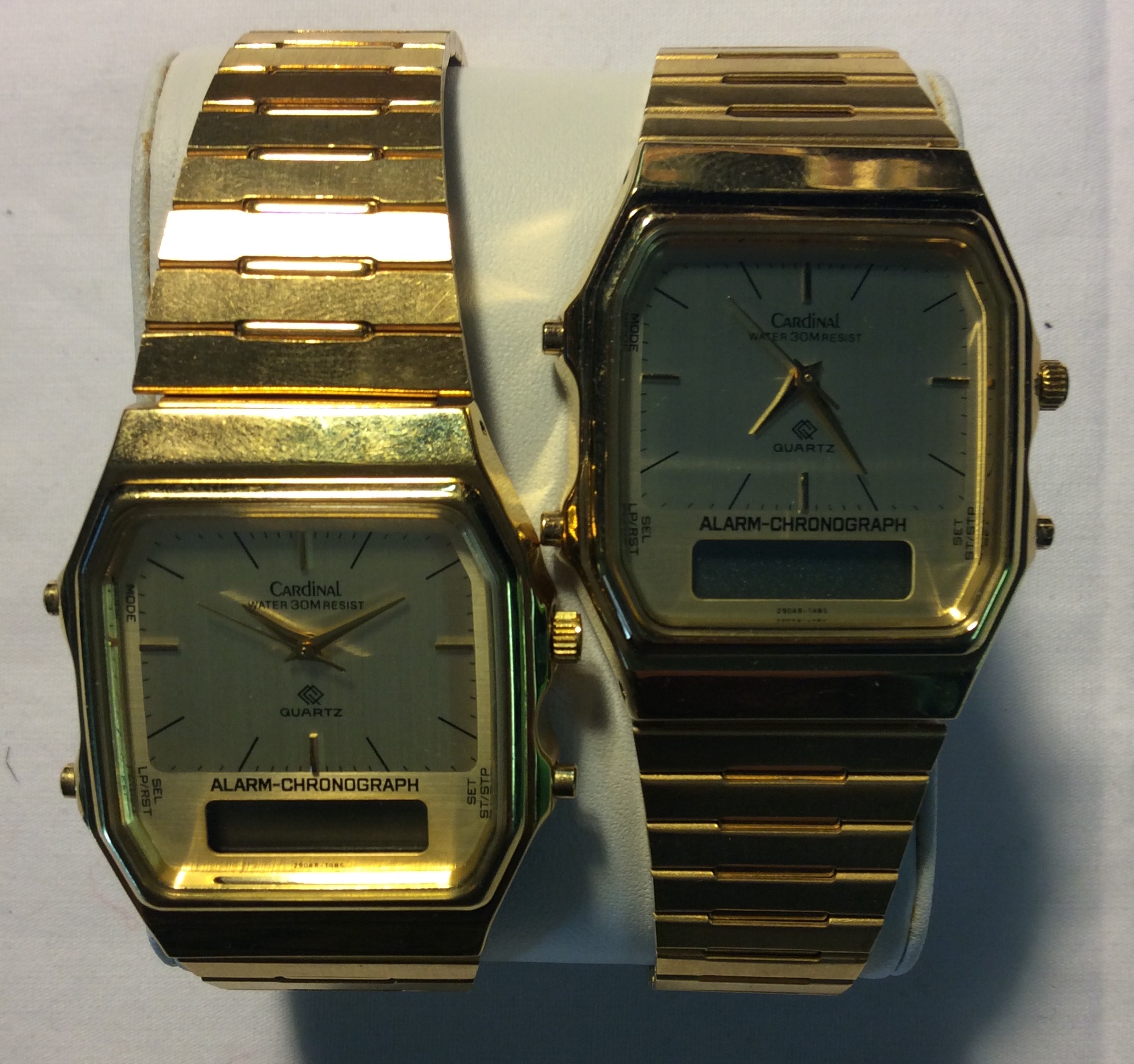 Cardinal watch - Hexagonal gold face