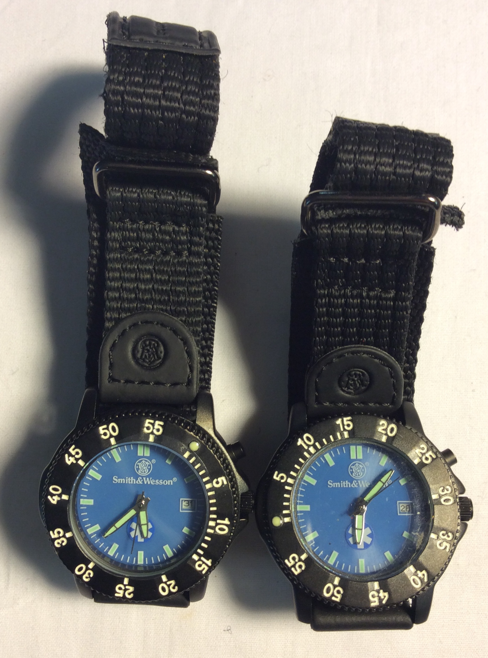 Smith & Wessen watch - round blue