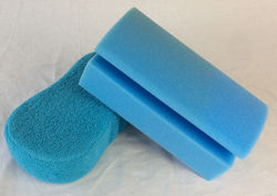 Car cleaning sponges, blue