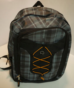 Grey/Black backpack