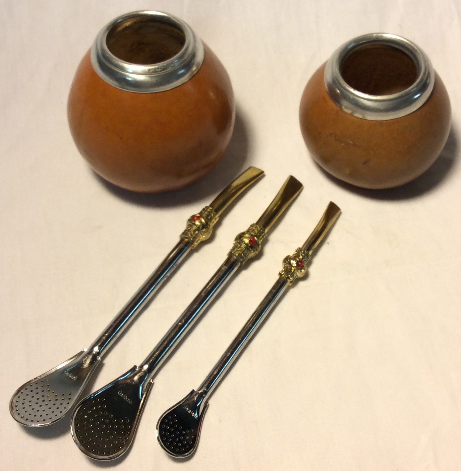 Yerba Mate gourd cups