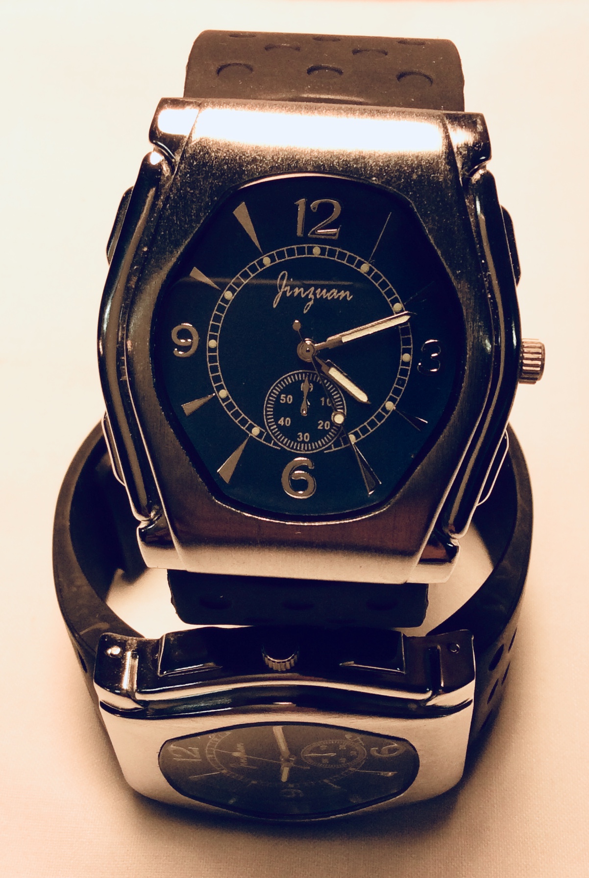 Steel frame watch