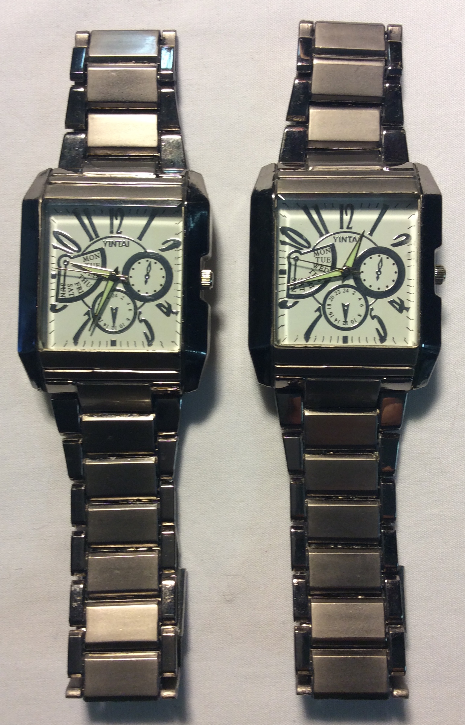 Yintaj watch - square white face