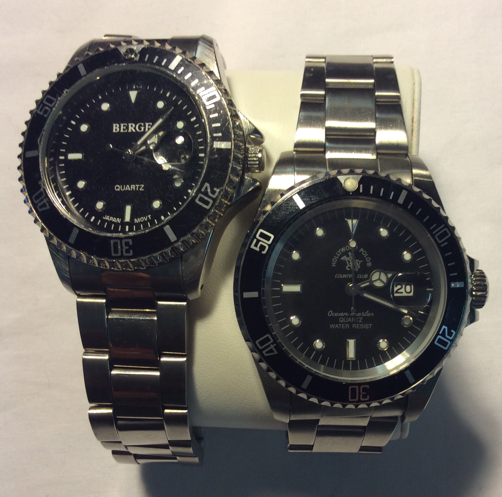 Hollywood Polo/Berge watch -Round