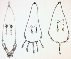 Assorted necklace & earring sets