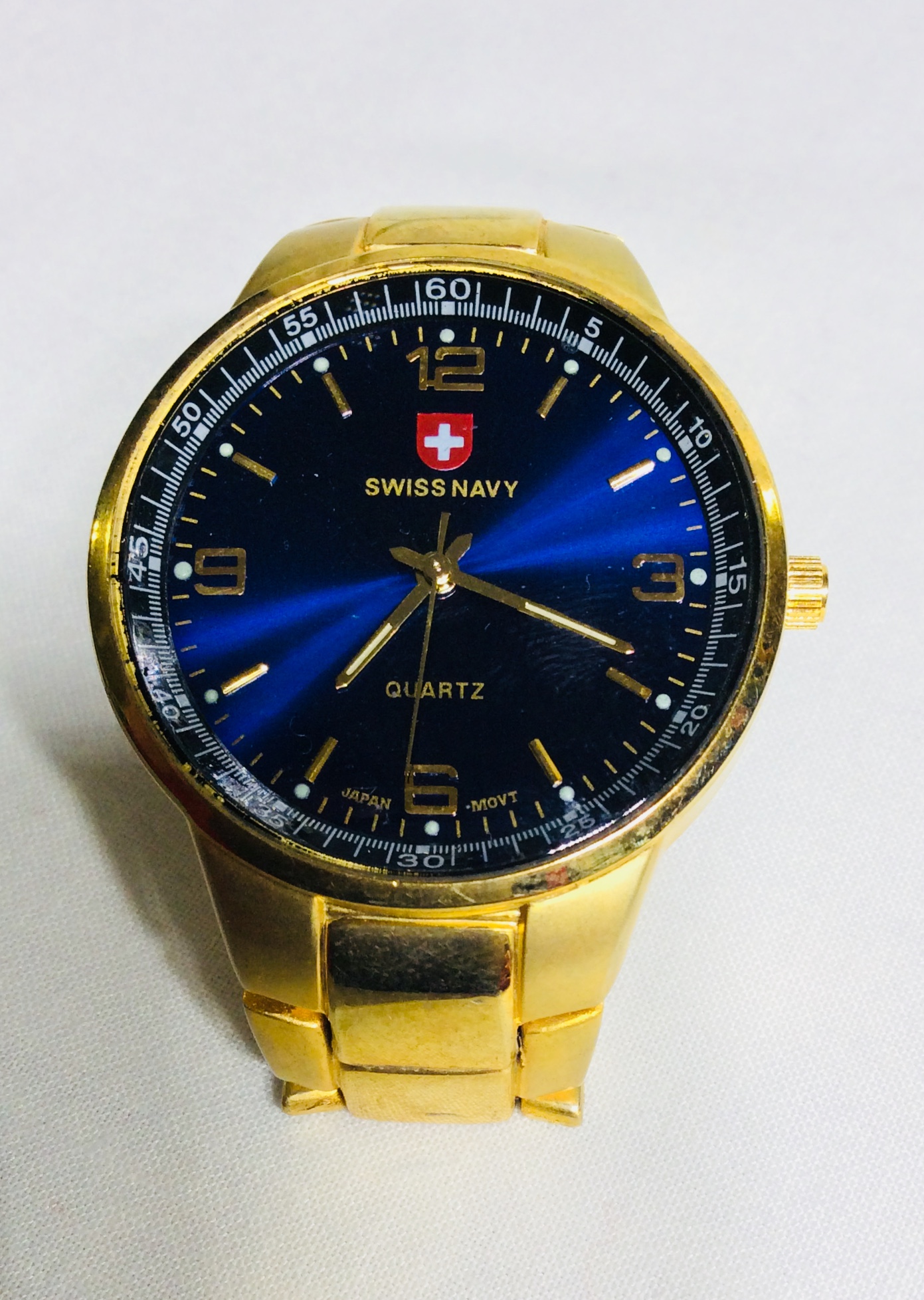 Swiss Navy Golden Watch