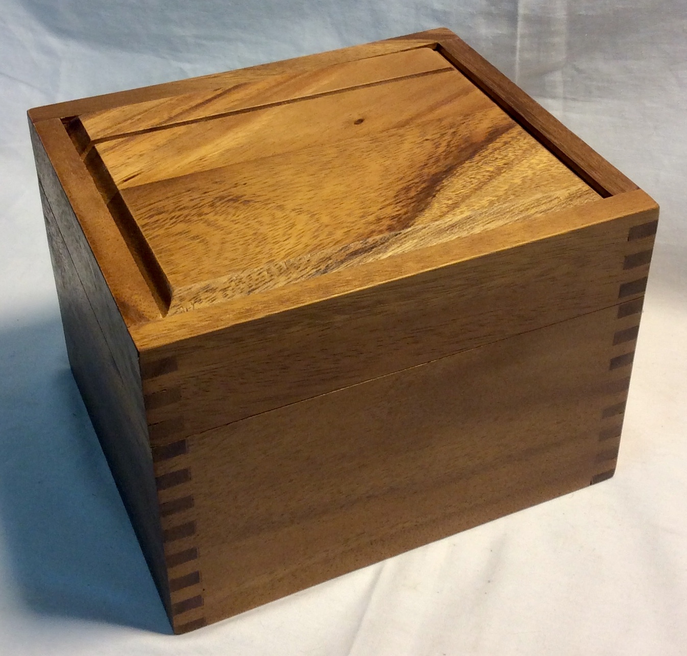 Brown wooden box