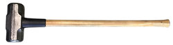 Large Sledgehammer with Light Wood Handle - x3 Soft Rubber