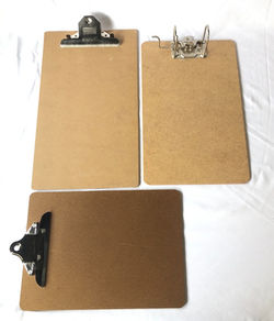 Wooden clipboards