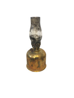 Vintage Gold Oil Lamp