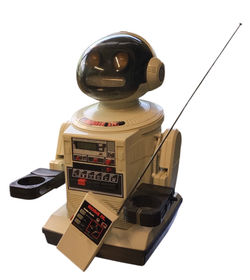 Robie Sr. RadioShack Robot with Controller - x1 Working, x1 Non-Working