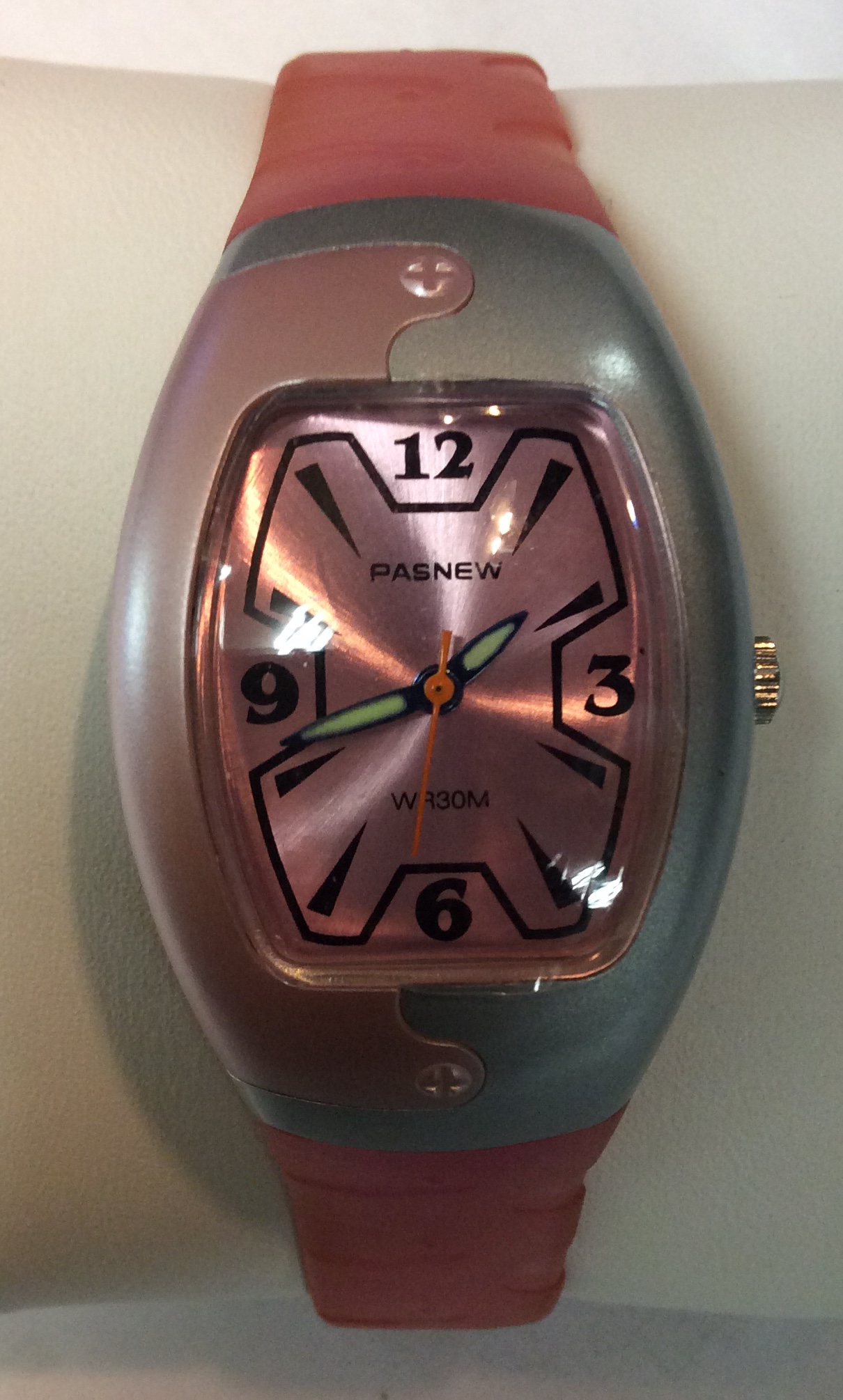 Pasnew watch - rounded rectangular