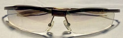 Thin silver metal frames, pointed