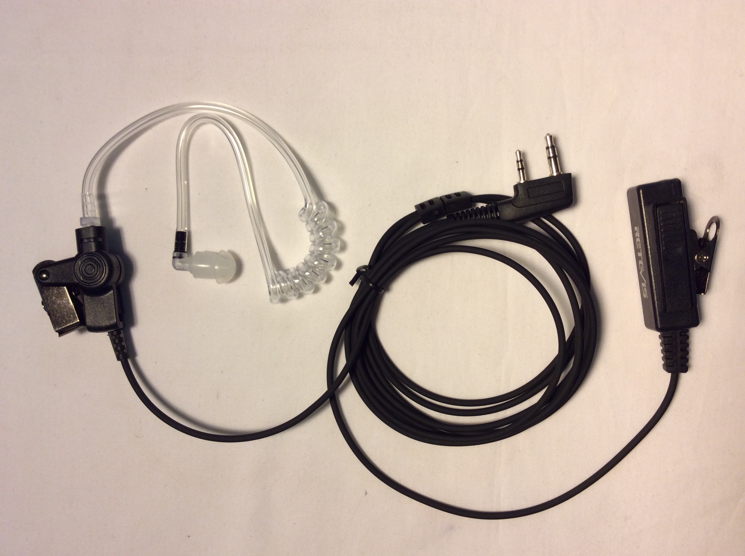 Retevis clear plastic around