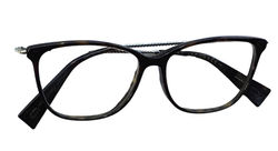 Marc Jacobs Tortoise Shell Eyeglasses with Silver Metal Arms- AR Coated