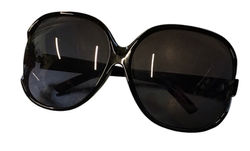 Large Black Plastic Sunglasses