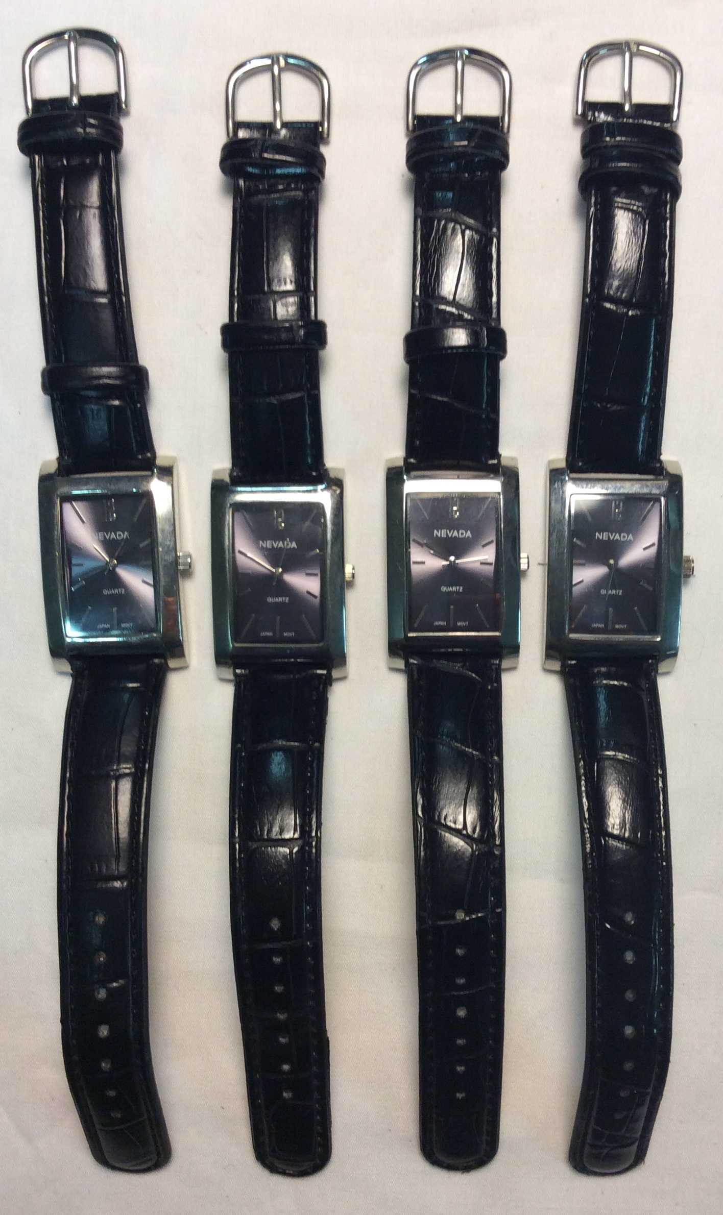 Nevada watch - rectangular silver