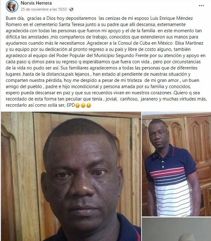 El incidente tuvo lugar el jueves 16 de noviembre de 2023, mientras Méndez se encontraba bajo la custodia del Instituto Nacional de Migración (INM) en Tapachula.