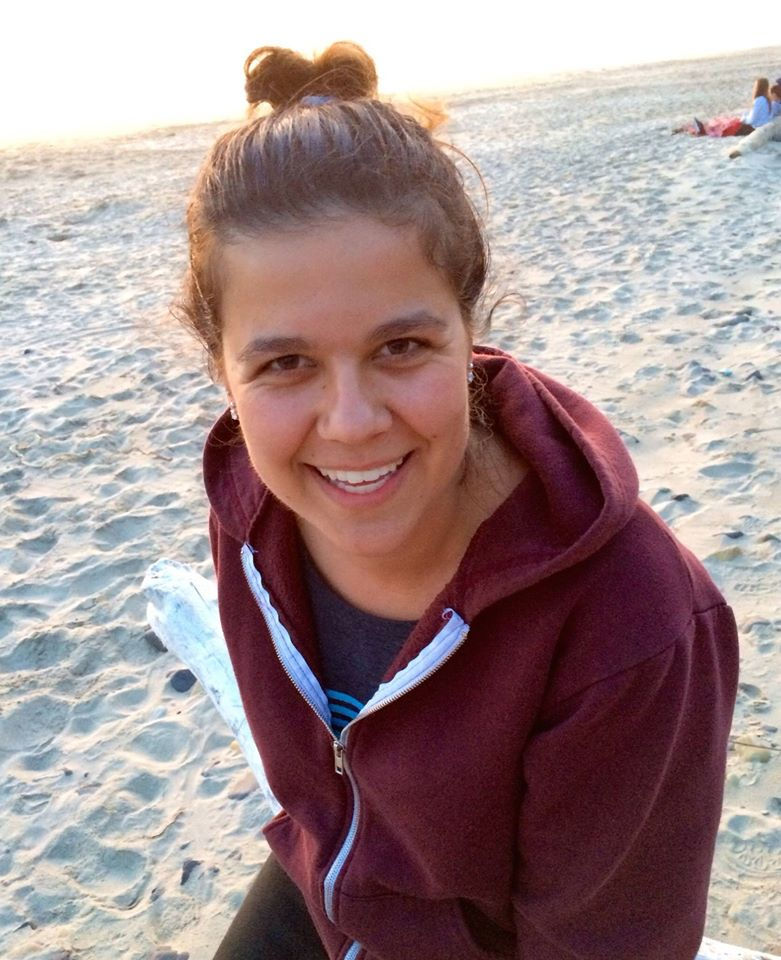 Kelly on Beach in Cali