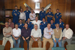 La Patrulla Águila visita las instalaciones del RACB en 2010