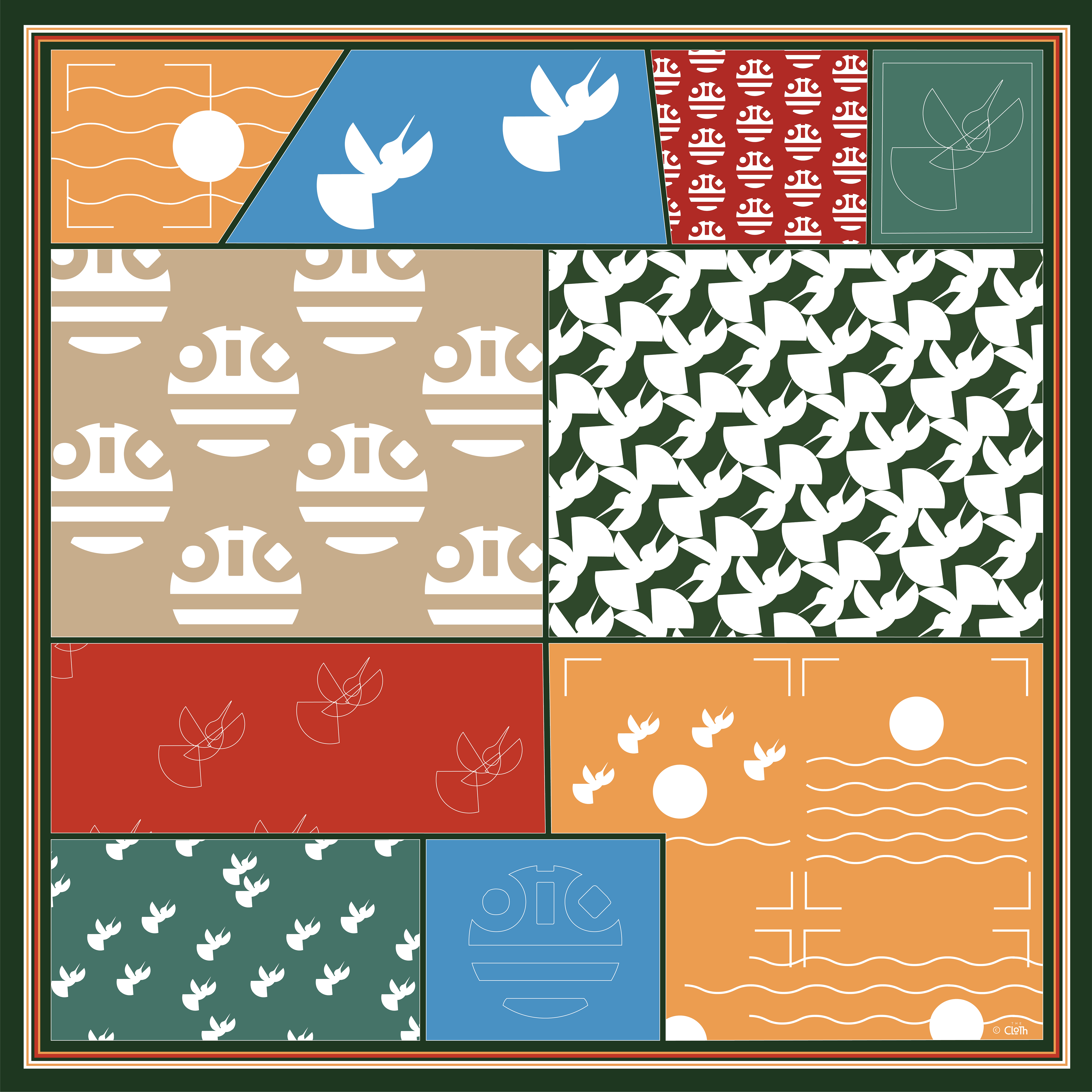 Litany of Islands Scarf 45