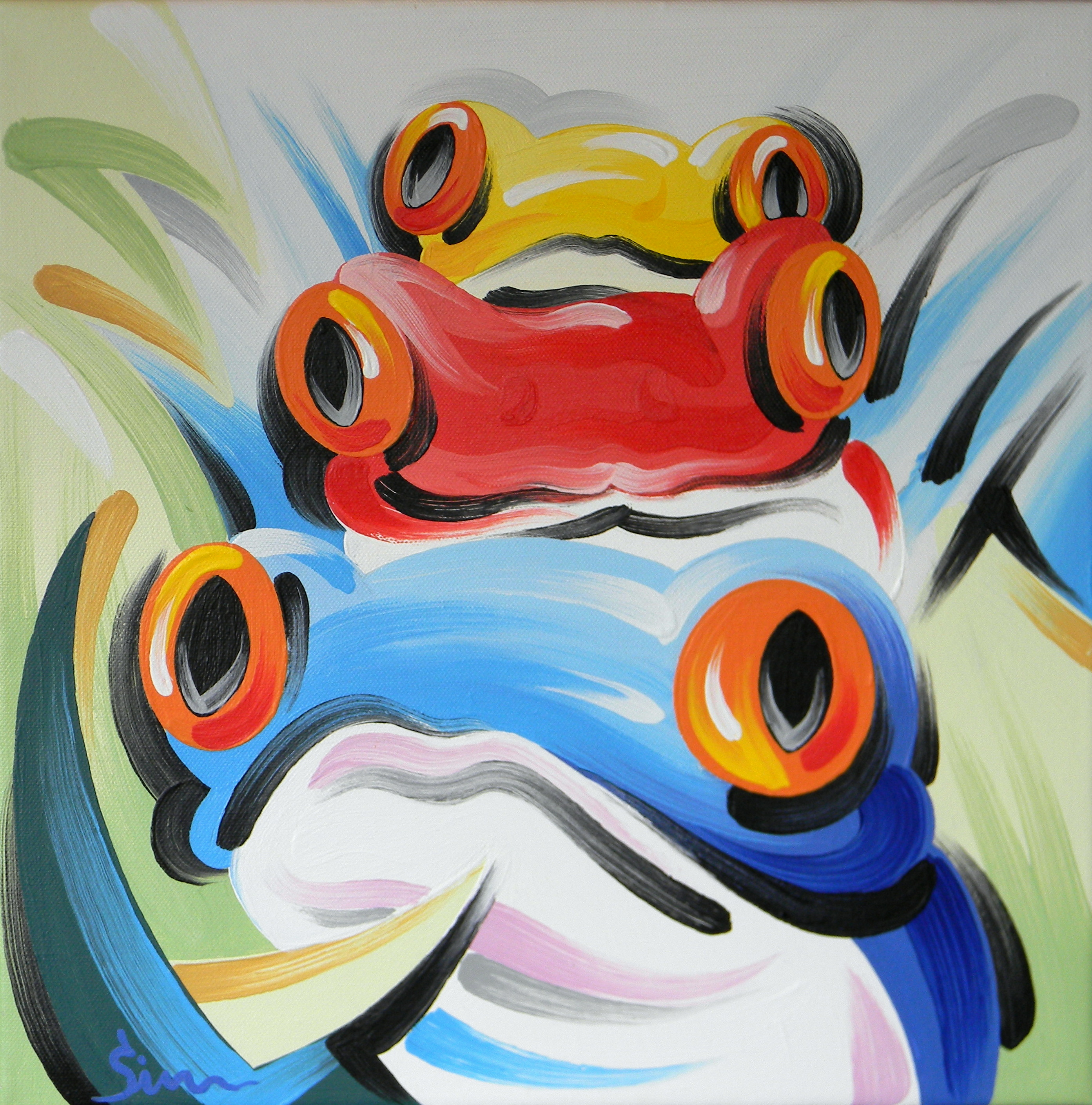 THREE-frogs