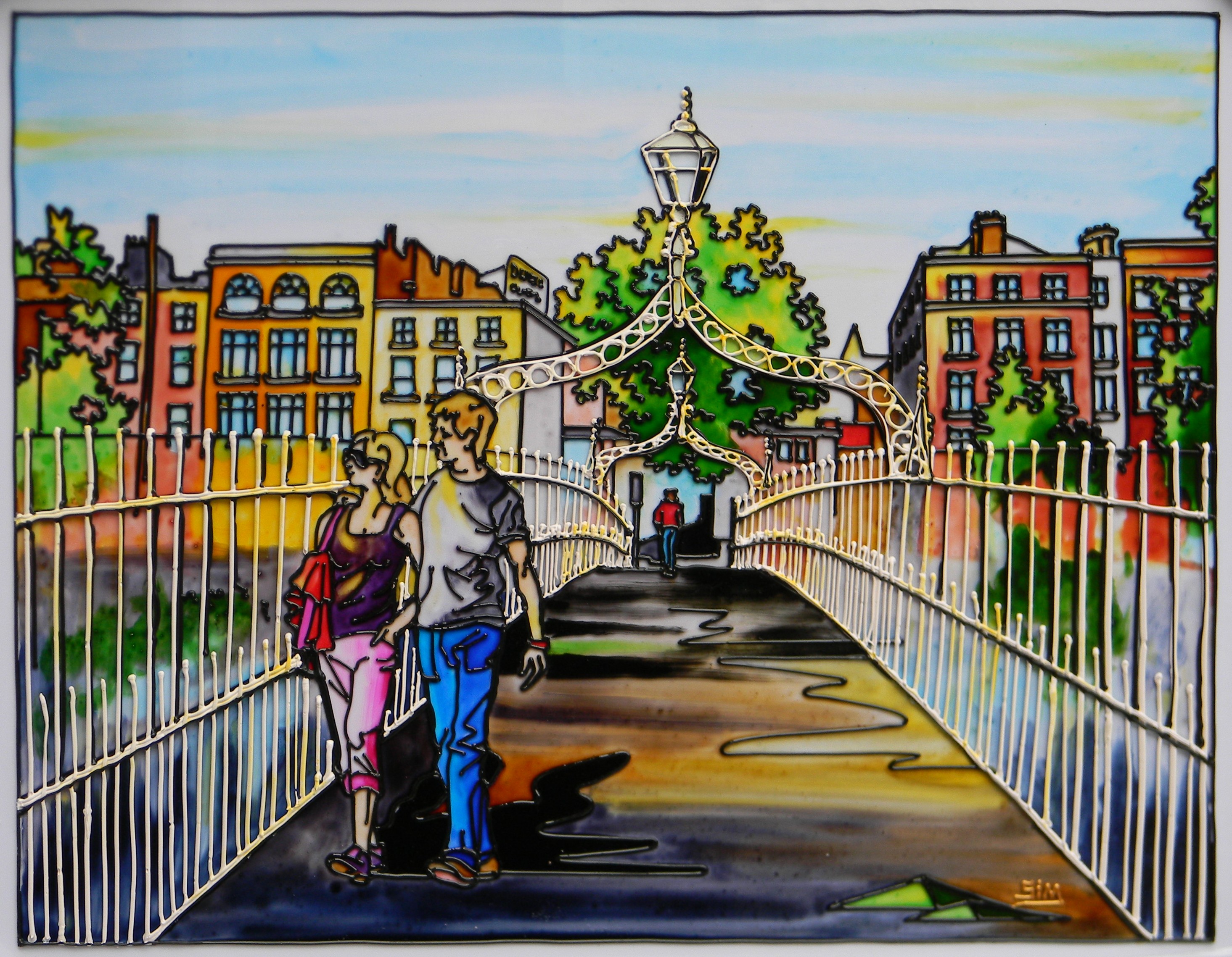 'The Hal'penny Bridge A, Dublin'