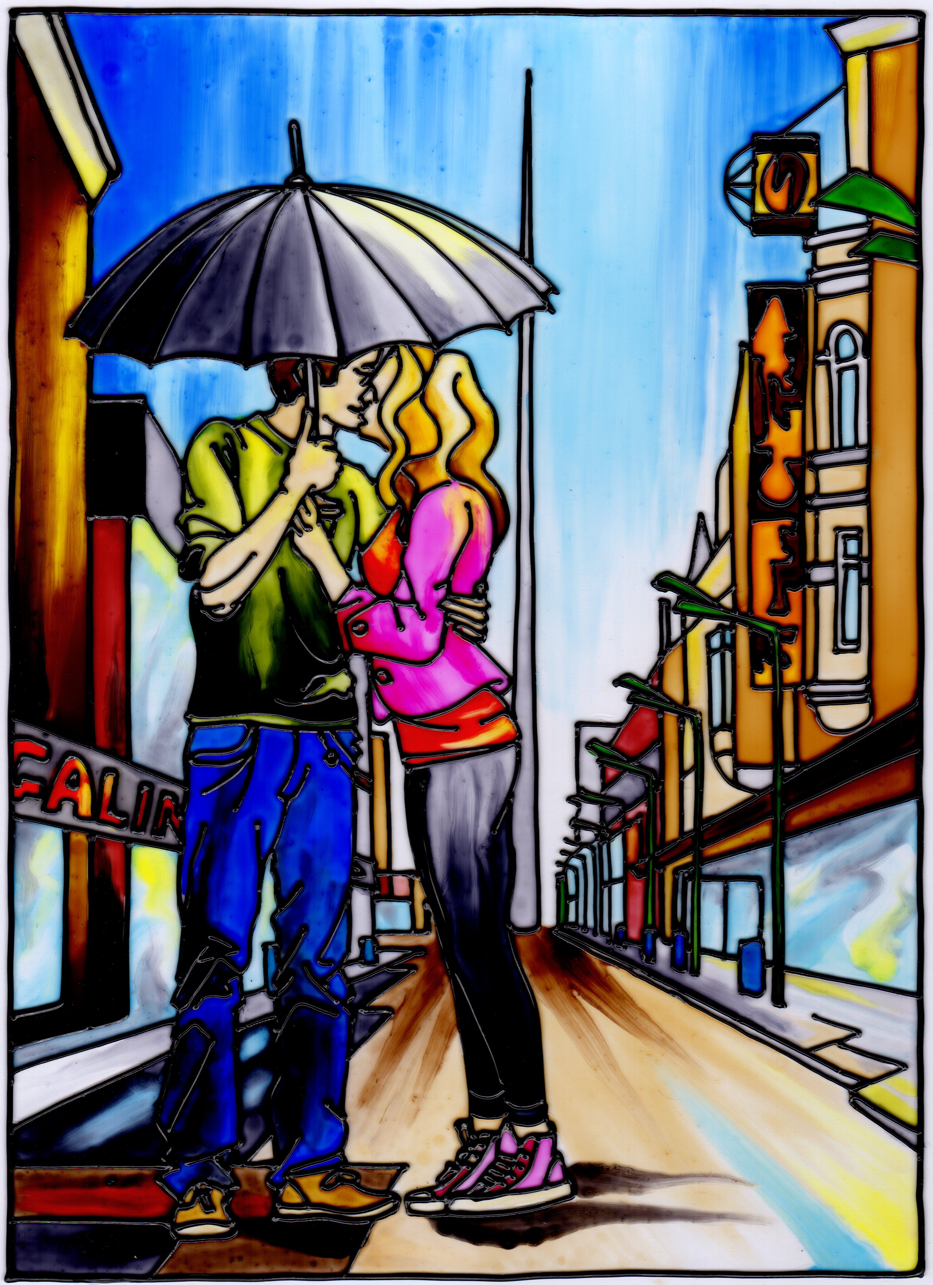 'The Spire, Dublin. Sweethearts'