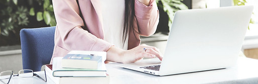 Woman on Computer