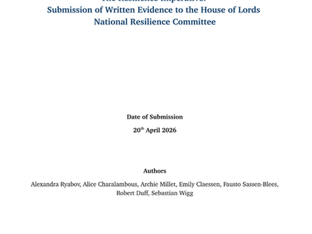 House of Lords National Resilience Committee