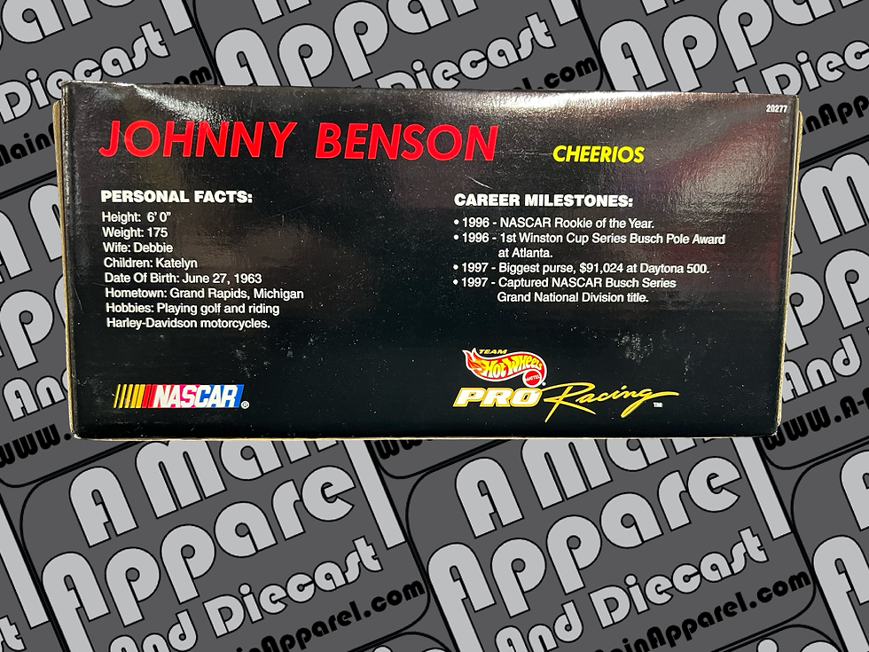 Thumbnail: Johnny Benson 1:24th Cheerios NASCAR