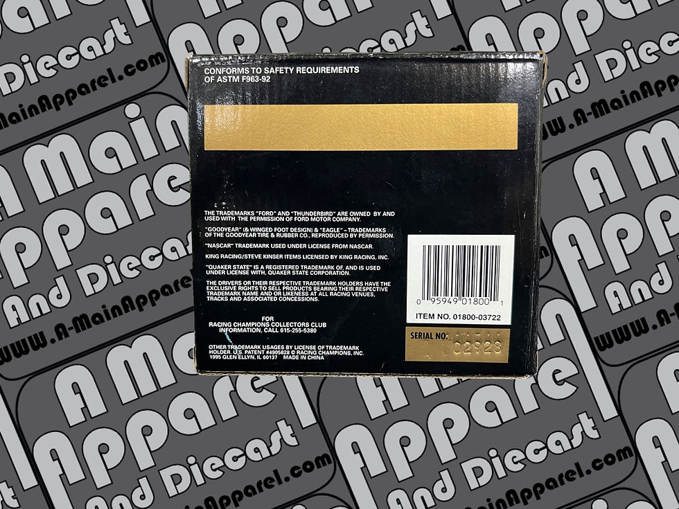 Thumbnail: Steve Kinser 1:64th Nascar