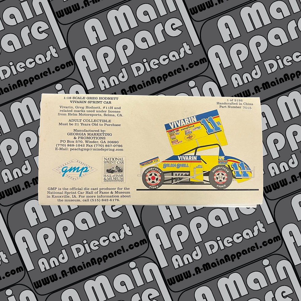 Thumbnail: Greg Hodnett 1:18th Vivarin Sprint Car