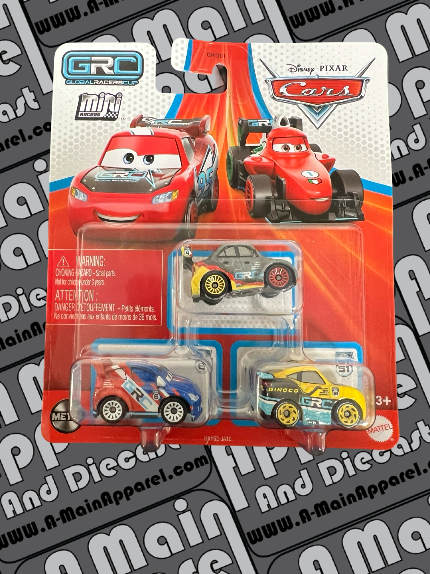 Raoul CaRoule Max Schnell and Cruz Ramirez Cars Mini Racers 3 Pack